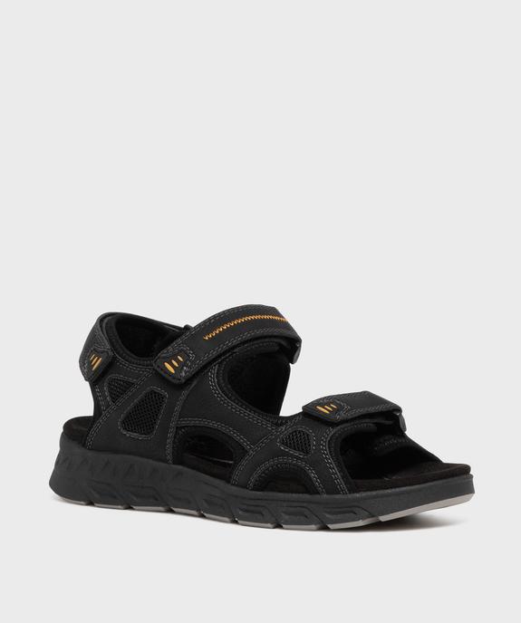 Sandales look sportif à scratch homme - Redlife vue2 - RELIFE - GEMO