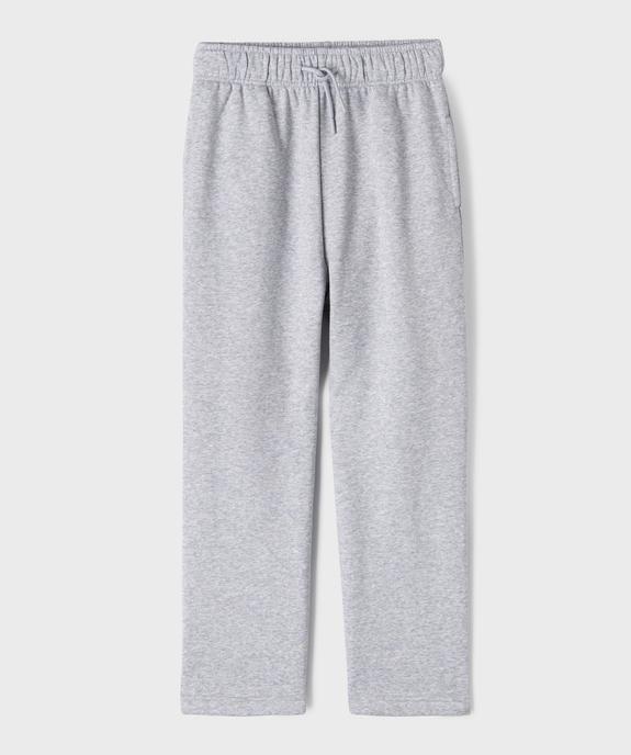 Pantalon de jogging large en molleton épais garçon vue1 - GEMO 4G GARCON - GEMO