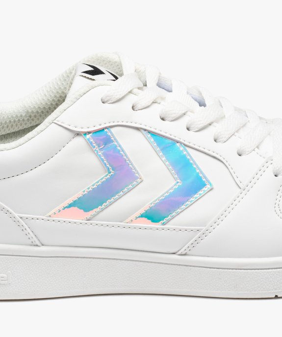 Baskets femme à lacets et à bande contrastante - Hummel vue6 - HUMMEL - GEMO