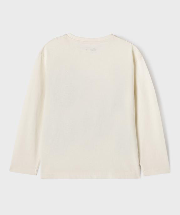 Tee-shirt manches longues motif Noël garçon vue3 - GEMO 4G GARCON - GEMO