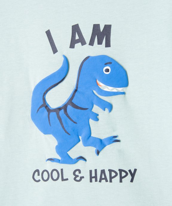 Pyjama à motif dinosaure garçon vue2 - GEMO (ENFANT) - GEMO