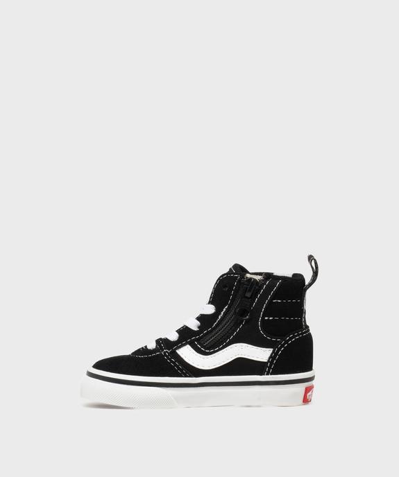 Baskets montantes en toile Ashwood Hi Decon side zip bébé - Vans vue3 - VANS - GEMO