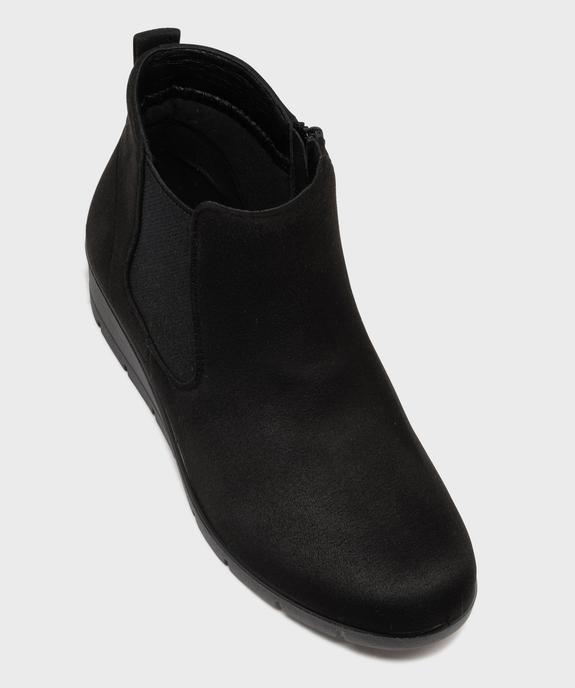 Boots confort à talon compensé femme vue5 - G'FLEX - GEMO