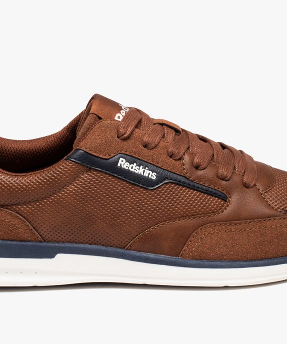 Baskets homme casual à lacets bi-matières - Redskins vue7 - REDSKINS - GEMO