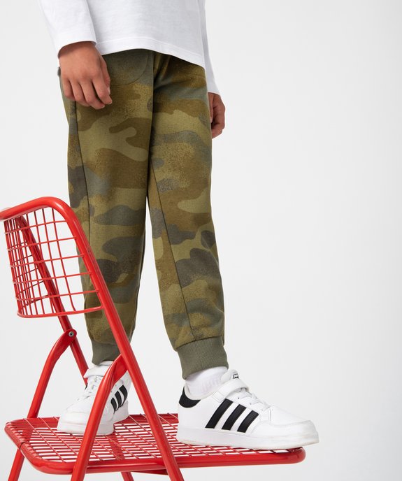 Pantalon de jogging garçon en molleton chaud vue1 - GEMO (ENFANT) - GEMO