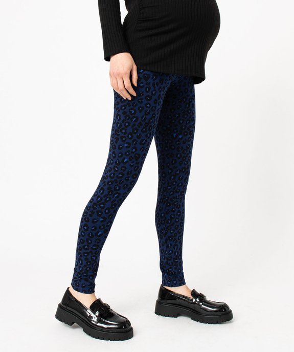 Leggings de grossesse à motifs tachetés vue2 - GEMO (MATER) - GEMO