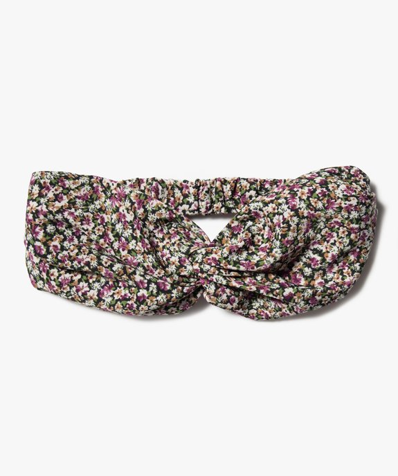 Bandeau pour les cheveux femme à micro motifs vue1 - GEMO - GEMO