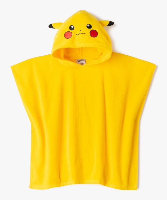 Cape de bain à capuche forme poncho enfant - Pokémon vue1 - POKEMON - GEMO