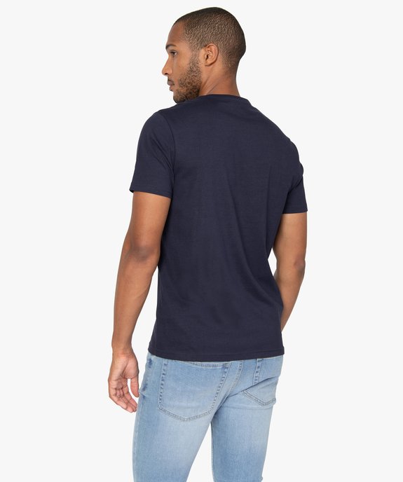 Tee-shirt homme à manches courtes à message humoristique vue3 - GEMO (HOMME) - GEMO