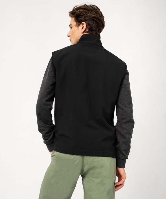 Blouson sans manches avec col montant homme vue3 - GEMO 4G HOMME - GEMO