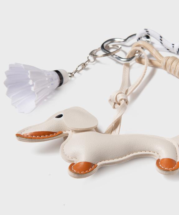 Porte-clés avec 4 breloques vue2 - GEMO (ACCESS) - GEMO