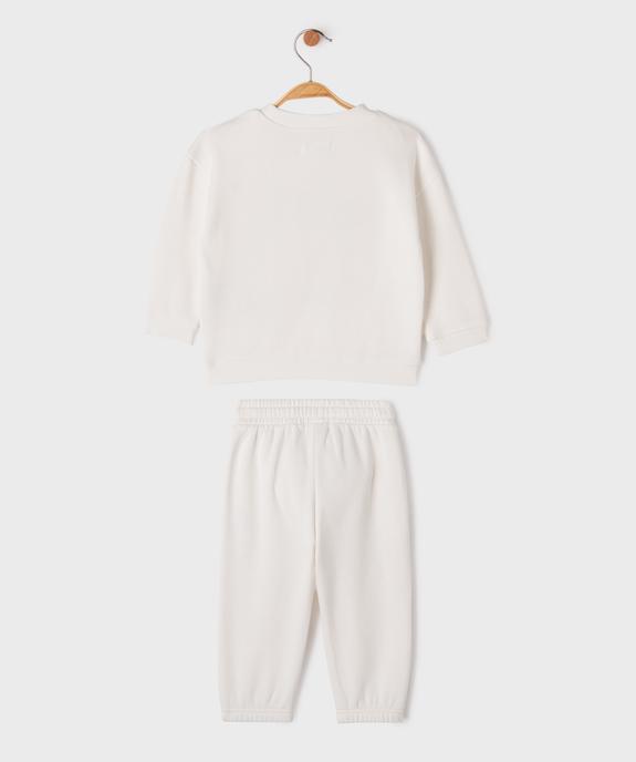 Ensemble 2 pièces sweat + jogging bébé garçon vue3 - GEMO 4G BEBE - GEMO