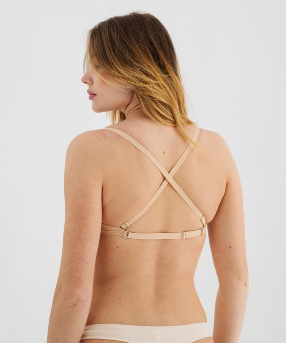 Soutien-gorge corbeille avec bretelles multipositions vue4 - GEMO(HOMWR FEM) - GEMO