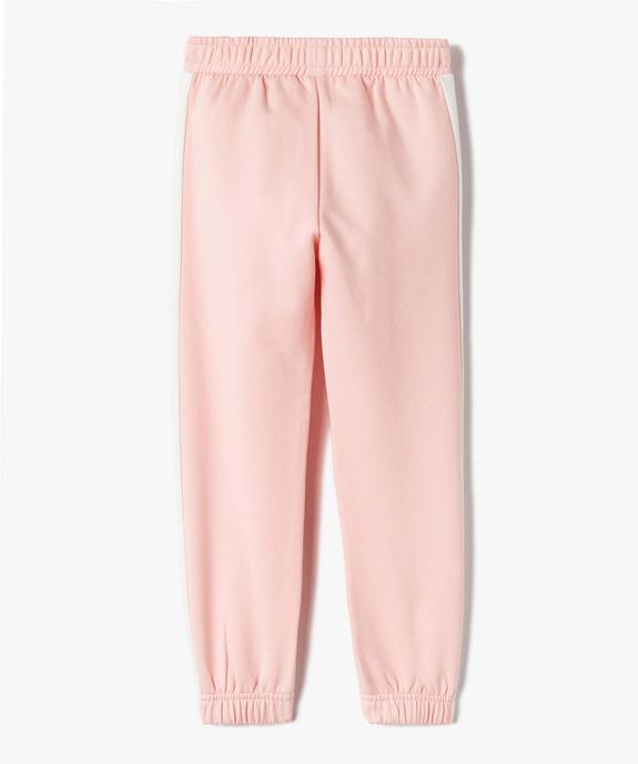 Pantalon de jogging fille avec bandes contrastantes - Camps United vue4 - CAMPS UNITED - GEMO