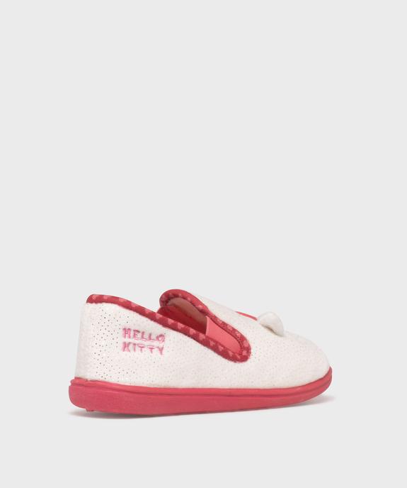 Chaussons pantoufles en velours fille Hello Kitty vue4 - HELLO KITTY - GEMO