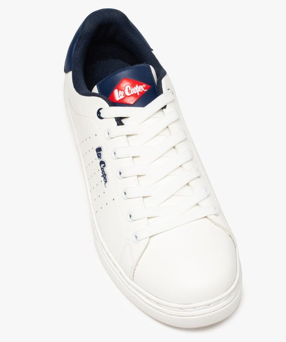 Baskets homme tige basse unie à lacets – Lee Cooper Smart Dessus matière synthétique lisse vue5 - LEE COOPER - GEMO