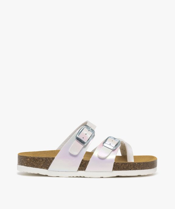 Mules à brides croisées et irisées fille vue1 - LOVELY WINGS GEMO FOR GOOD - GEMO