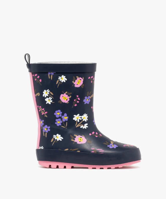 Bottes de pluie fille en caoutchouc fourrées et à motifs vue1 - LOVELY WINGS - GEMO