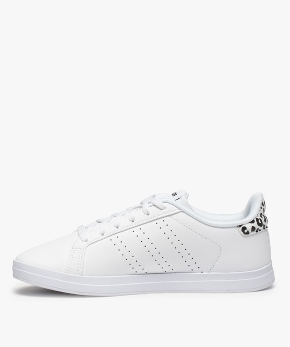 Tennis femme unies à lacets – Adidas Courtpoint CL X vue3 - ADIDAS - GEMO
