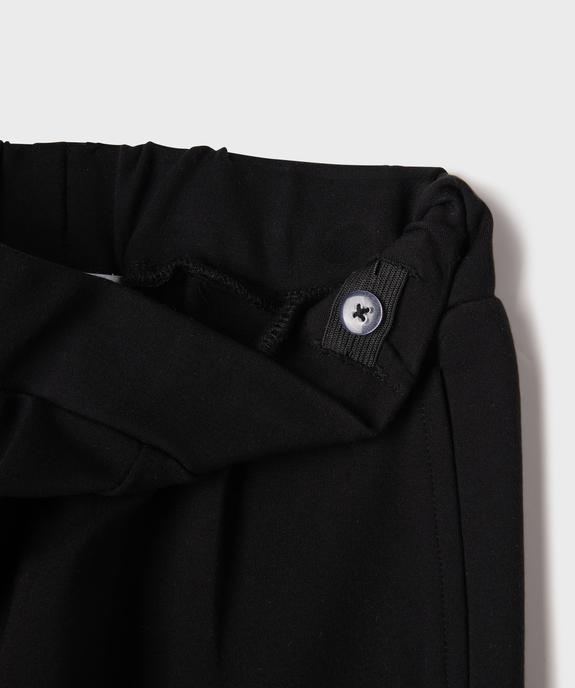 Pantalon large en maille épaisse et extensible fille vue3 - GEMO (ENFANT) - GEMO