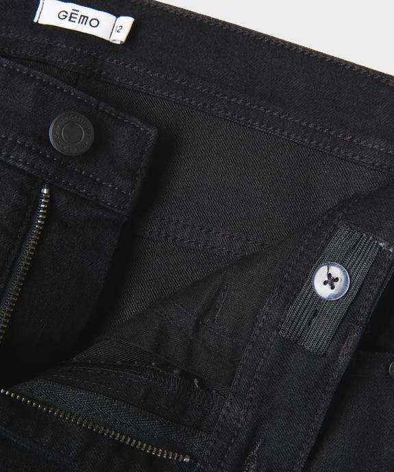 Bermuda en denim coupe slim garçon vue5 - GEMO (JUNIOR) - GEMO