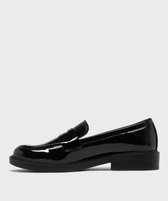 Mocassins vernis avec large talon femme - Follow Me vue3 - FOLLOW ME - GEMO