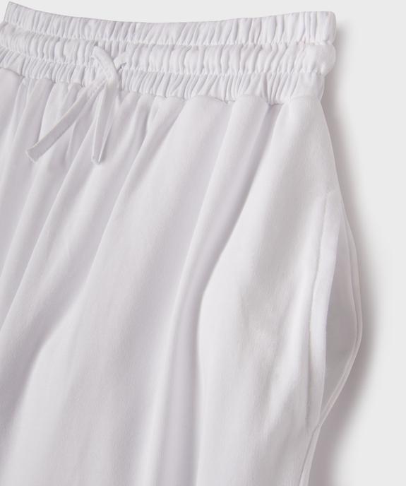 Pantalon de jogging ample avec ceinture ajustable fille vue2 - GEMO (JUNIOR) - GEMO