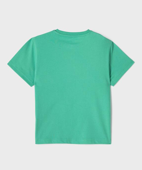 Tee-shirt manches courtes à motif fun et sequins garçon vue3 - GEMO 4G GARCON - GEMO