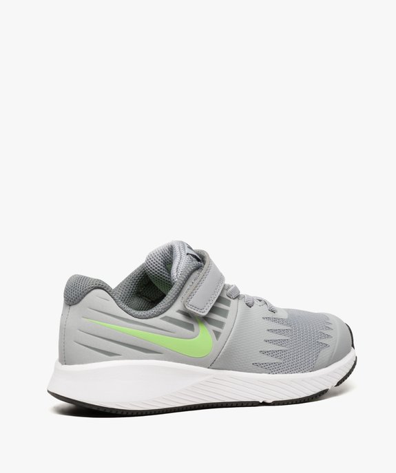 Baskets garçon à lacets élastiques et scratchs Nike Star Runner vue4 - NIKE - GEMO