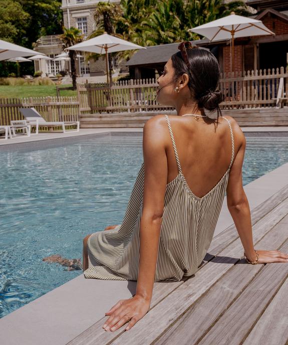 Robe ample rayée à fines bretelles femme vue6 - GEMO 4G FEMME - GEMO