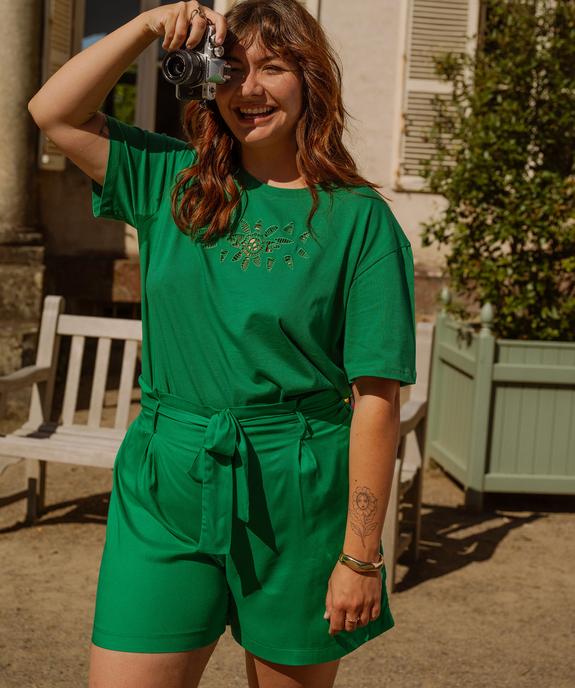Short fluide coupe ample femme grande taille vue1 - GEMO (G TAILLE) - GEMO