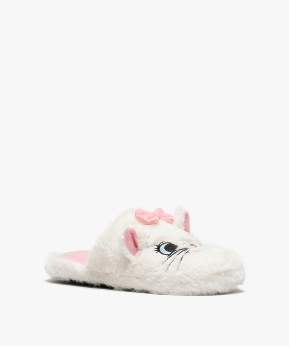 Chaussons femme mules plates en peluche – Les Aristochats vue2 - ARISTOCHATS - GEMO
