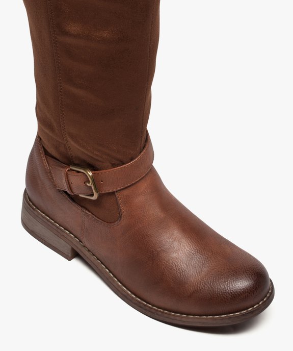 Bottes femme avec doublure chaude vue5 - GEMO (CASUAL) - GEMO