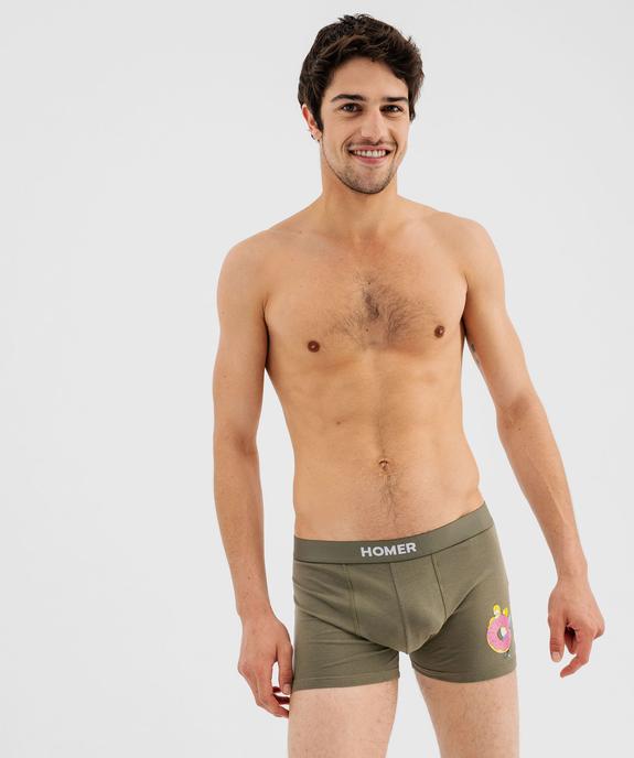 Boxer en coton stretch imprimé homme - The Simpsons (lot de 2) vue1 - SIMPSONS - GEMO
