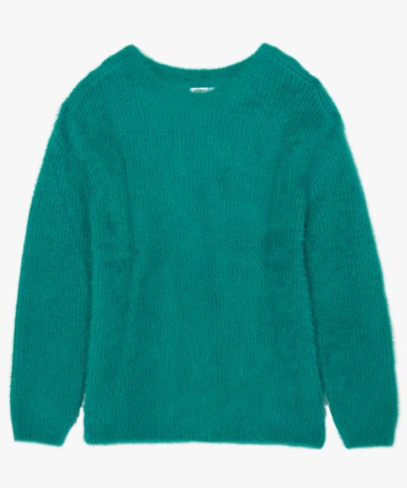 Pull femme  à col rond en maille duveteuse vue4 - GEMO(FEMME PAP) - GEMO