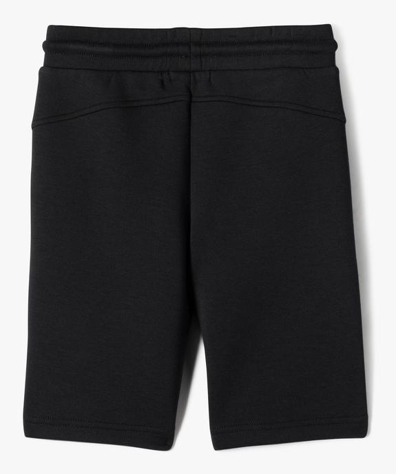 Bermuda en maille douce et extensible à taille élastiquée garçon vue3 - GEMO (ENFANT) - GEMO