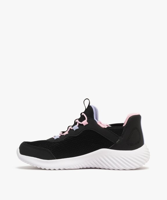 Baskets filles légères Slip-ins Bounder - Skechers vue3 - SKECHERS - GEMO