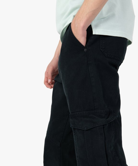 Jean homme avec poches à rabat sur les cuisses vue2 - GEMO (HOMME) - GEMO