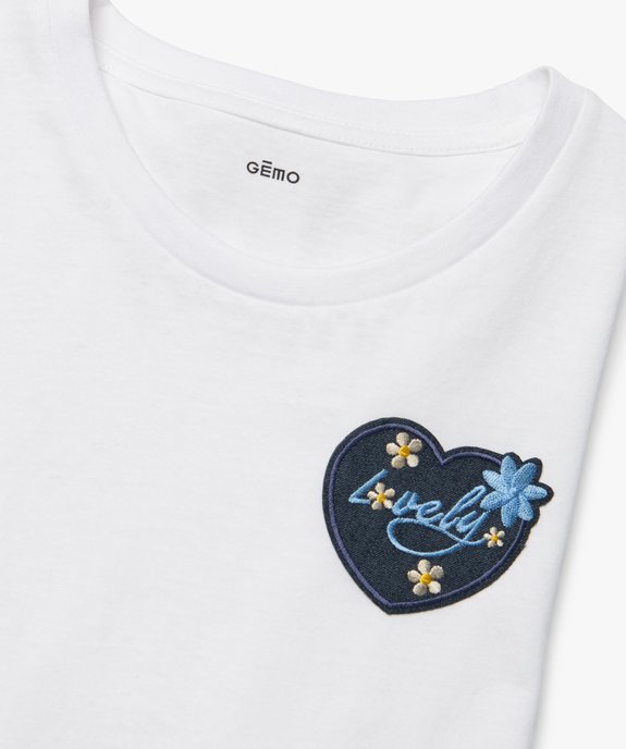 Patch thermocollant motif fleurs (lot de 4) vue2 - GEMO (ACCESS) - GEMO