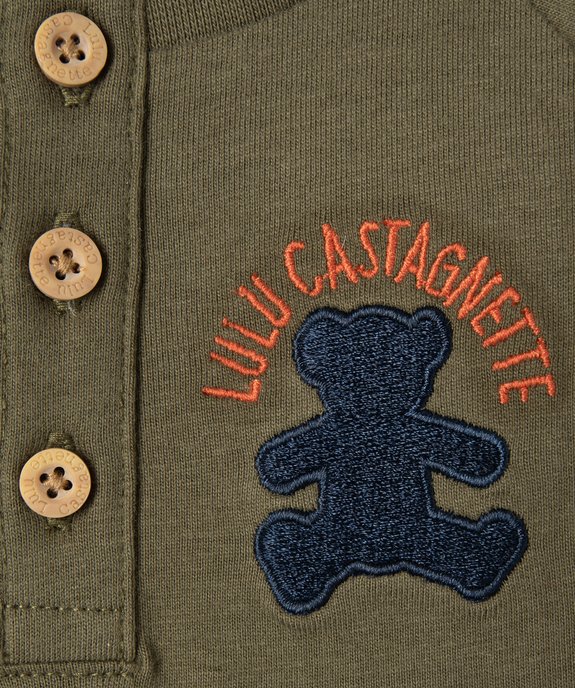 Tee-shirt manches longues col tunisien bébé garçon - LuluCastagnette vue2 - LULUCASTAGNETTE - GEMO