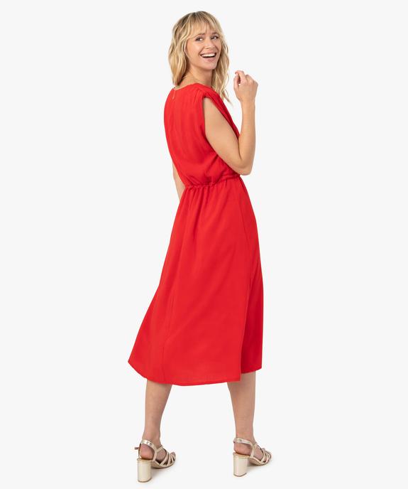 Robe femme sans manches avec épaulettes vue3 - GEMO(FEMME PAP) - GEMO