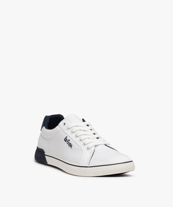 Baskets homme en toile à lacets – Lee Cooper Valmont vue2 - LEE COOPER - GEMO