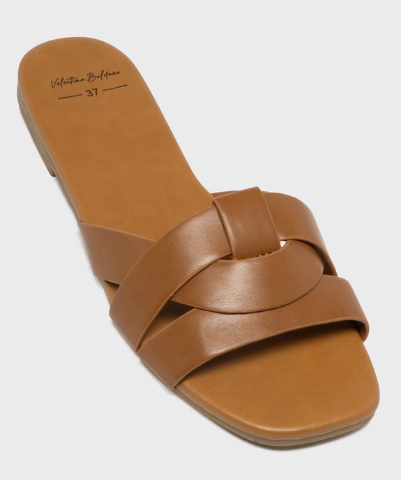 Sandales mules à brides entrecroisées femme - Valentina Baldano vue5 - VALENTINA BALDA - GEMO