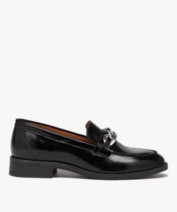 Mocassins femme en cuir uni verni - Taneo vue1 - TANEO - GEMO