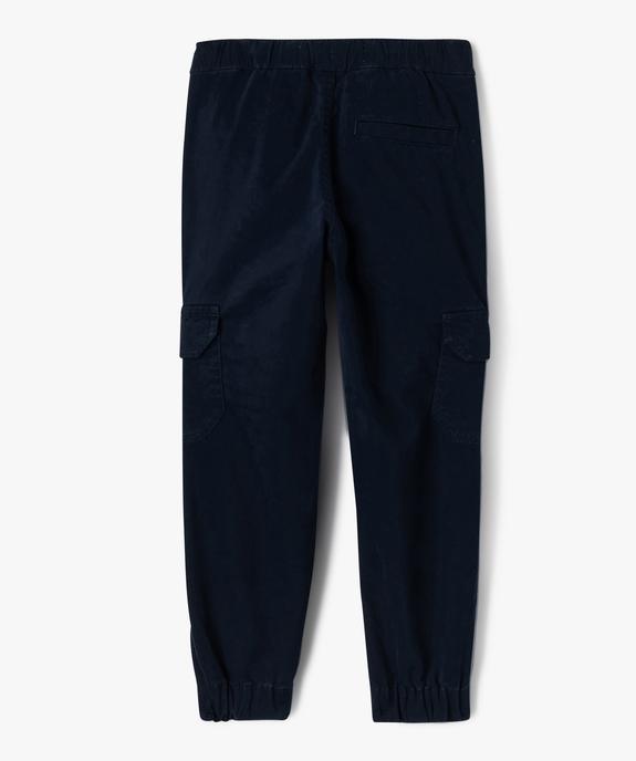 Pantalon cargo en coton stretch garçon - Camps United vue4 - CAMPS - GEMO