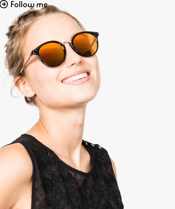 Lunettes de soleil à verres miroir  vue1 - GEMO (ACCESS) - GEMO