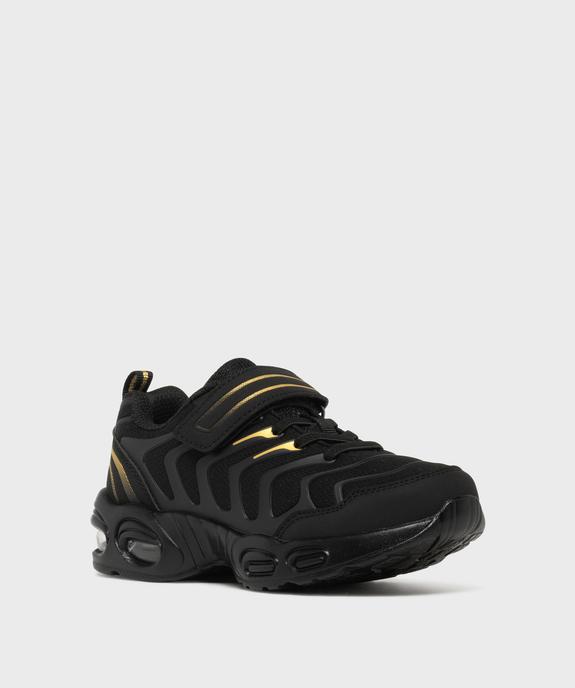 Baskets bicolores avec semelle bulle d’air garçon - 5 Miles  vue2 - 5 MILES - GEMO