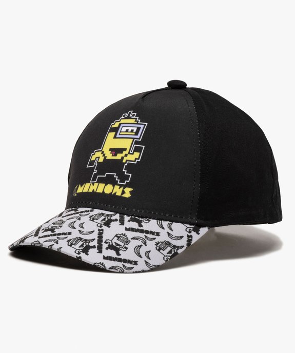 Casquette garçon imprimé pixel - Minions vue1 - MINIONS - GEMO