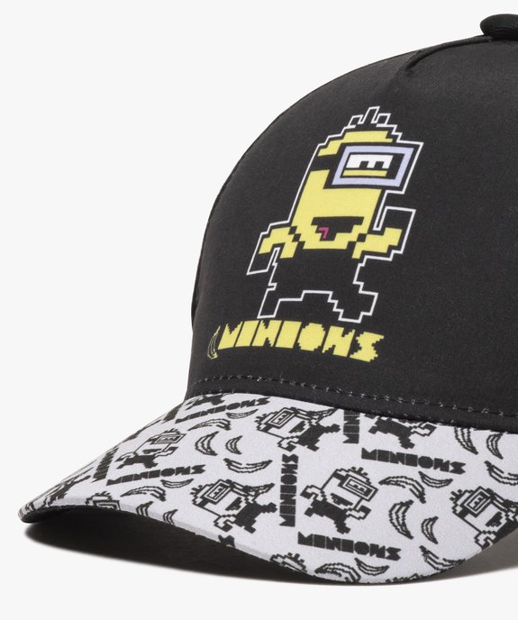 Casquette garçon imprimé pixel - Minions vue2 - MINIONS - GEMO