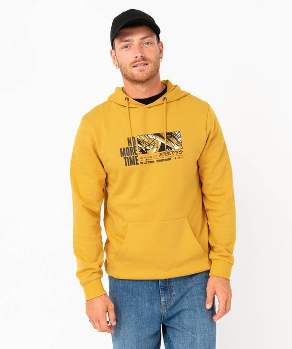 Sweat en molleton doux avec capuche homme vue1 - GEMO (HOMME) - GEMO